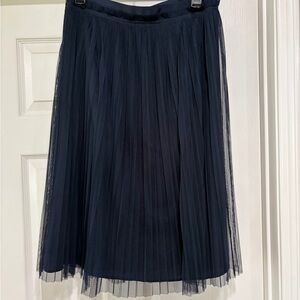 Banana Republic Dark Blue A-Line Skirt